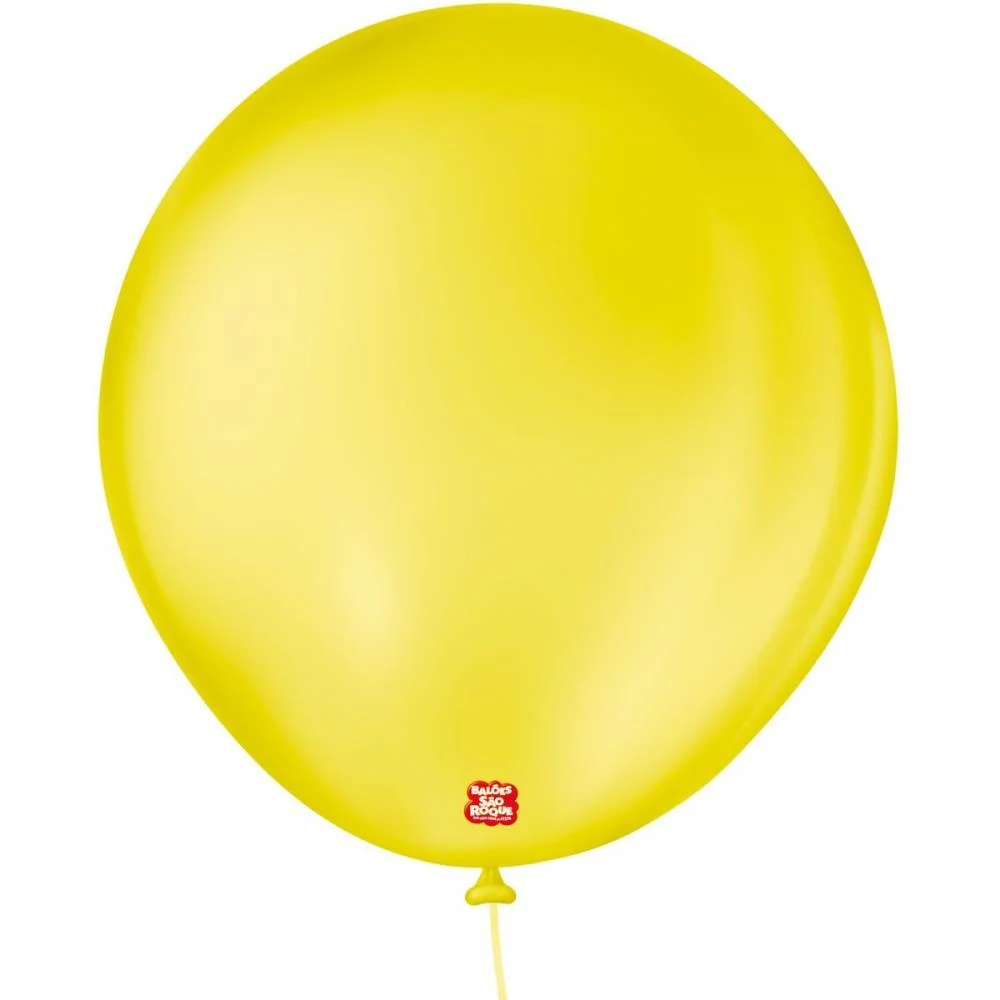 Balao 8 Liso Amarelo Citrino Sao Roque (Pct.c/50) - imagem 4