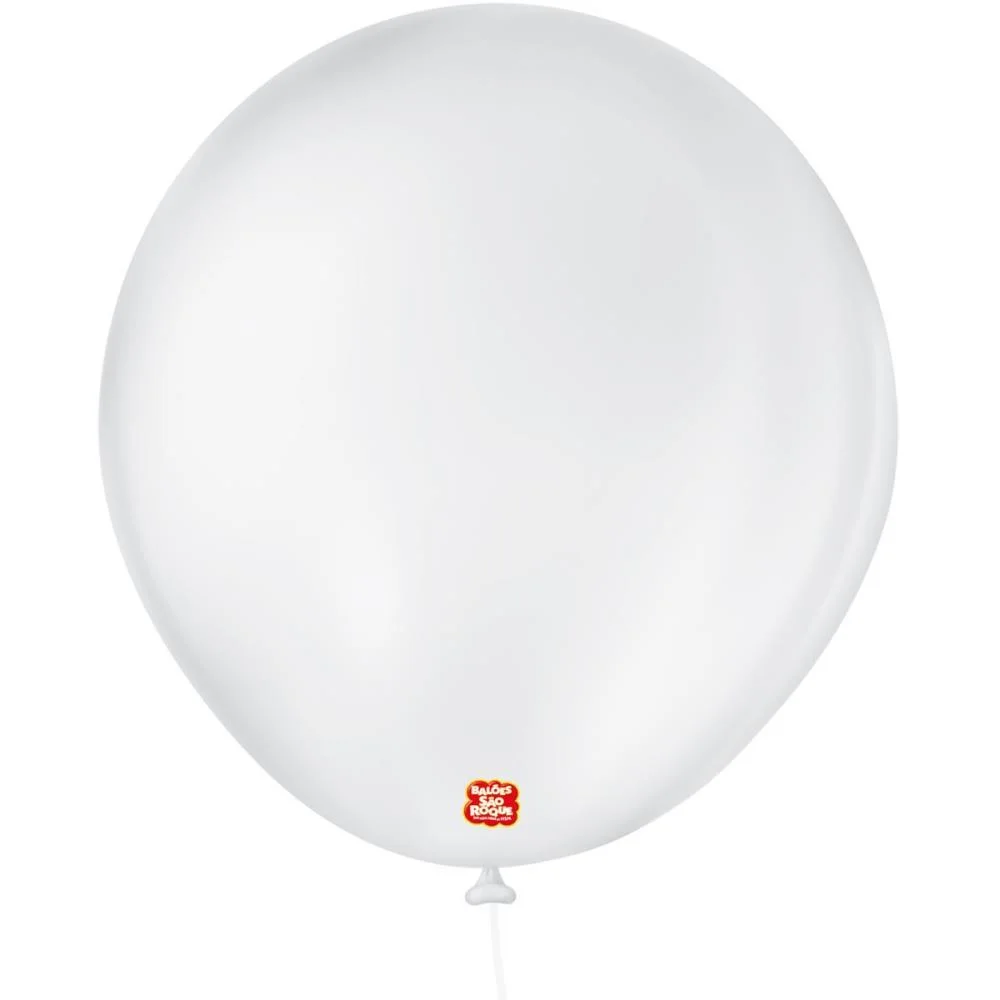 Balao 8 Liso Branco Polar Sao Roque (Pct.c/50) - imagem 4