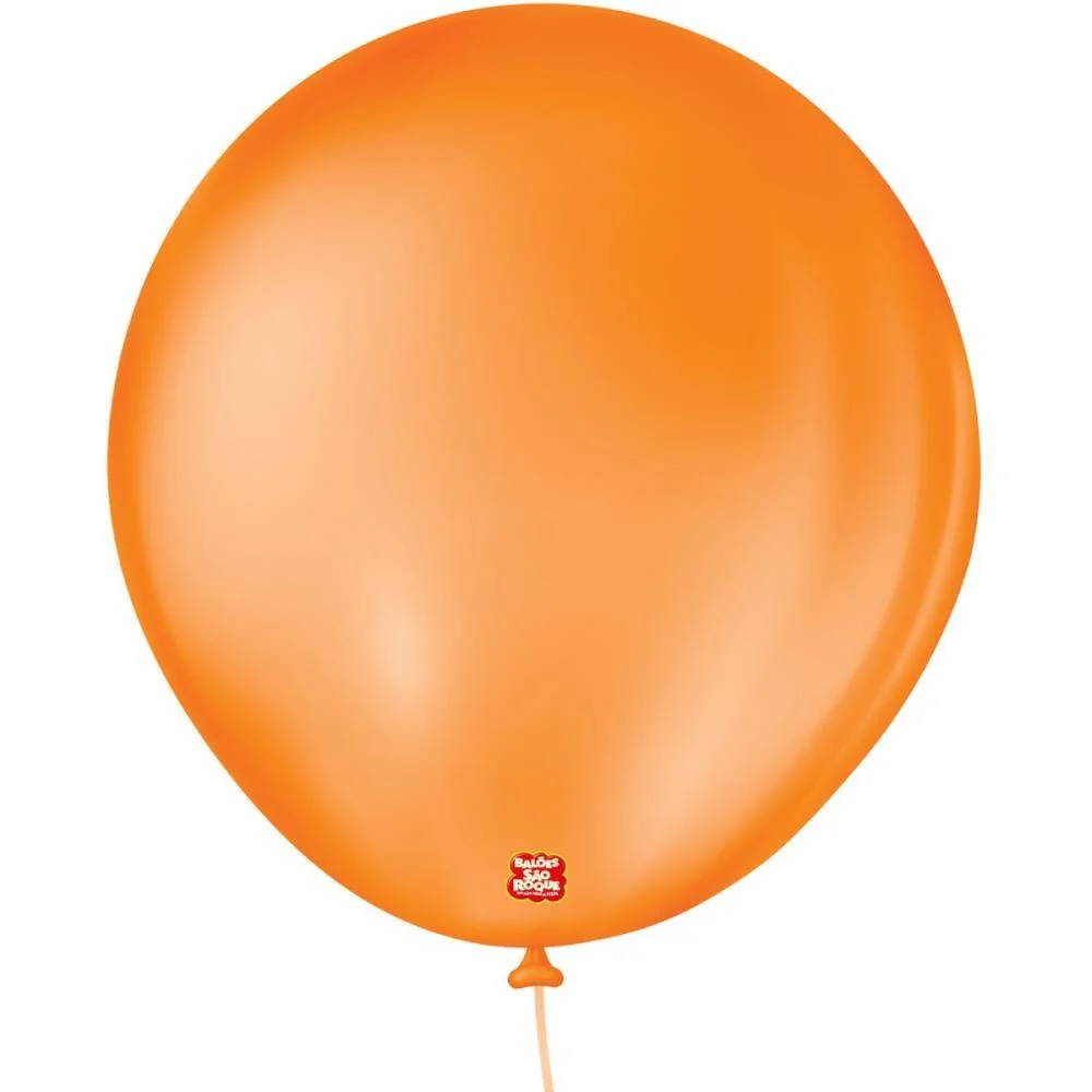 Balao 8 Liso Laranja Mandarim Sao Roque (Pct.c/50) - imagem 2