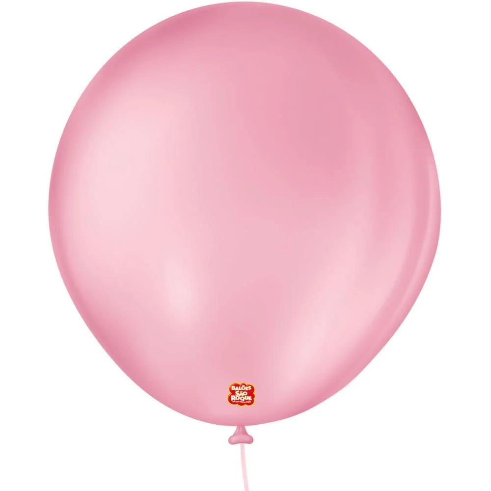 Balao 8 Liso Rosa Tutti Frutti Sao Roque (Pct.c/50) - imagem 2