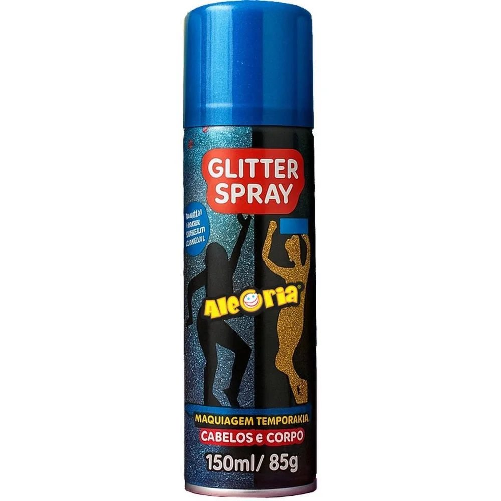 Pinta Cabelo 150Ml Glitter Cabelo/Corpo Az Dalegria (Cx.c/12) - imagem 2