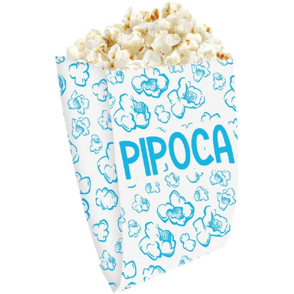 Embalagem Para Alimentos Saco Fundo Pipoca 18X11X5Cm Festcolor (Pct.c/100) - imagem 2