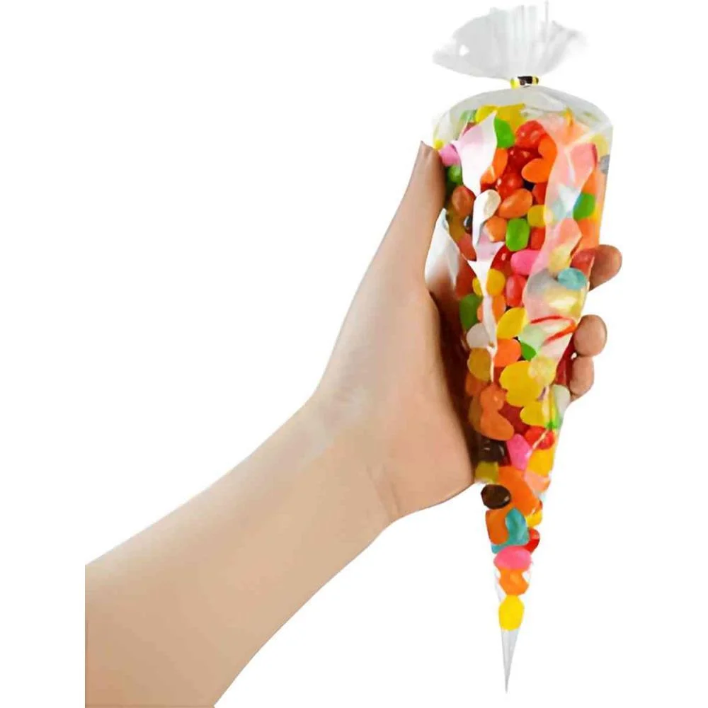 Embalagem Para Trufa/Cone Cone Incolor 14X23Cm Xingo Embalagens (Pct.c/50) - imagem 4