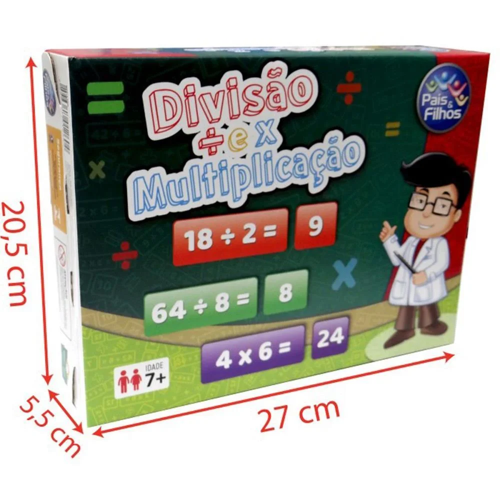 Jogo Diverso Divisao E Multiplicacao Pais E Filhos (Unidade) - imagem 3