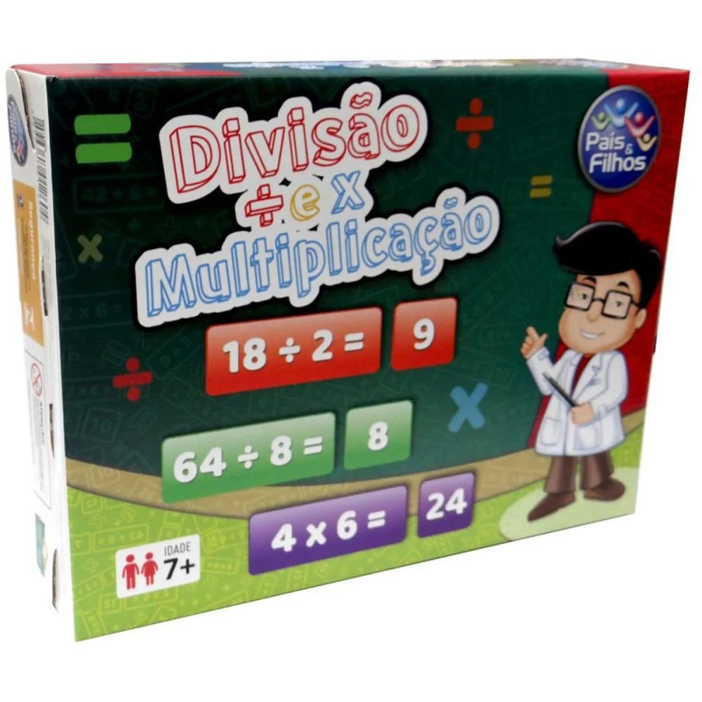 Jogo Diverso Divisao E Multiplicacao Pais E Filhos (Unidade) - imagem 5