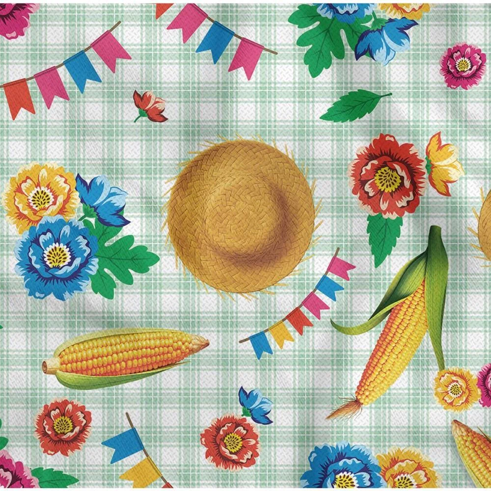 Festa Junina Tnt 1,40M Milho Junino Supper (Rl-25Mts) - imagem 4