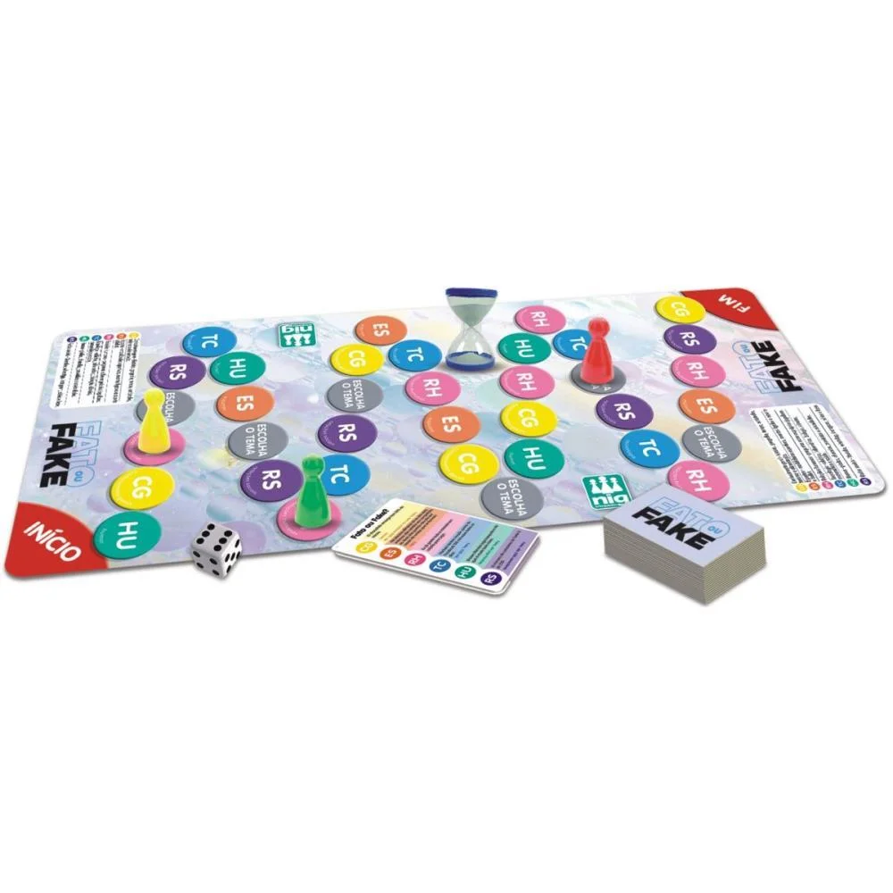 Jogo De Tabuleiro Fato Ou Fake? Nig Brinquedos (Unidade) - imagem 2
