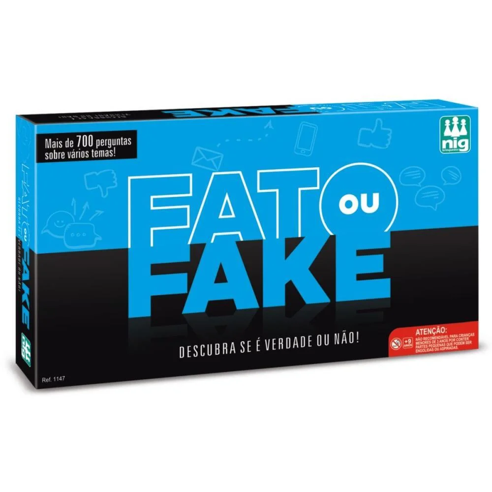 Jogo De Tabuleiro Fato Ou Fake? Nig Brinquedos (Unidade) - imagem 4