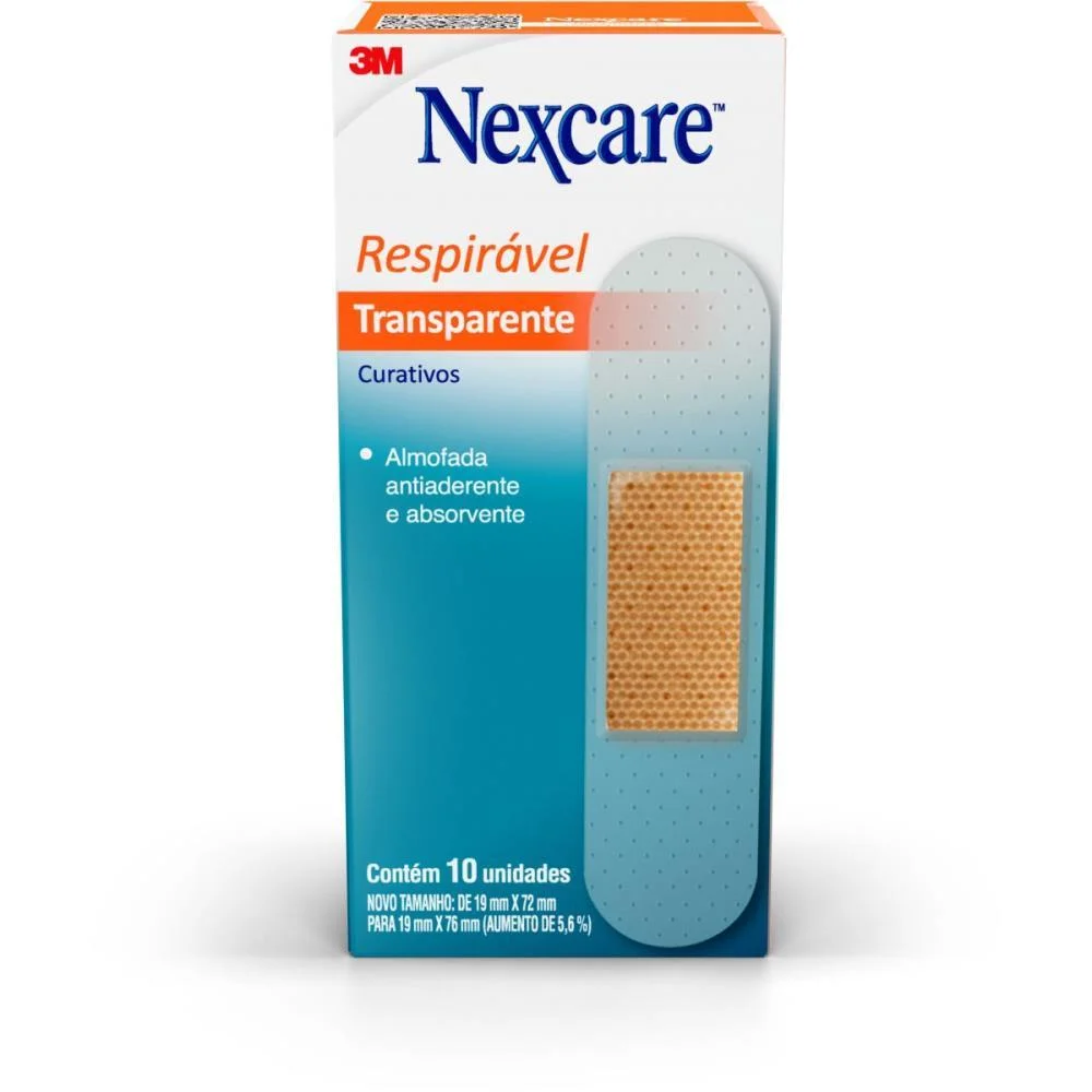 Produtos Farma Nexcare Curativo Transp. C/10 3M (Caixa) - imagem 2