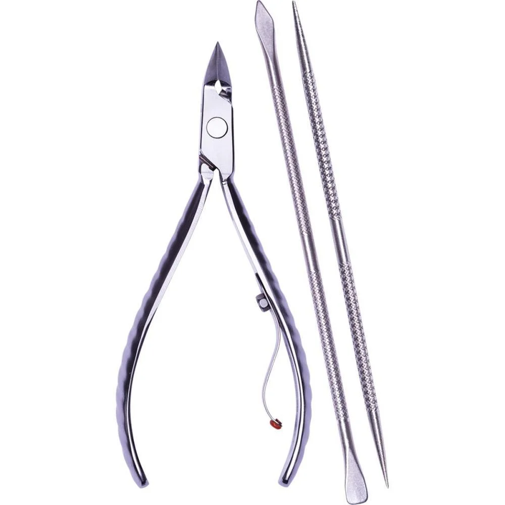 Alicate Higiene Pessoal P/Cuticula C/Esp+Palito Inox Mundial - imagem 3