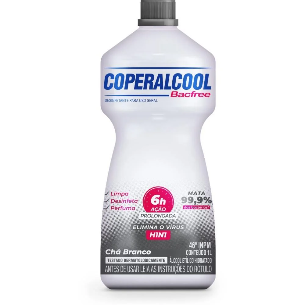 Alcool Coperalcool Cha Branco 1Lt Coala (Cx.c/12) - imagem 2