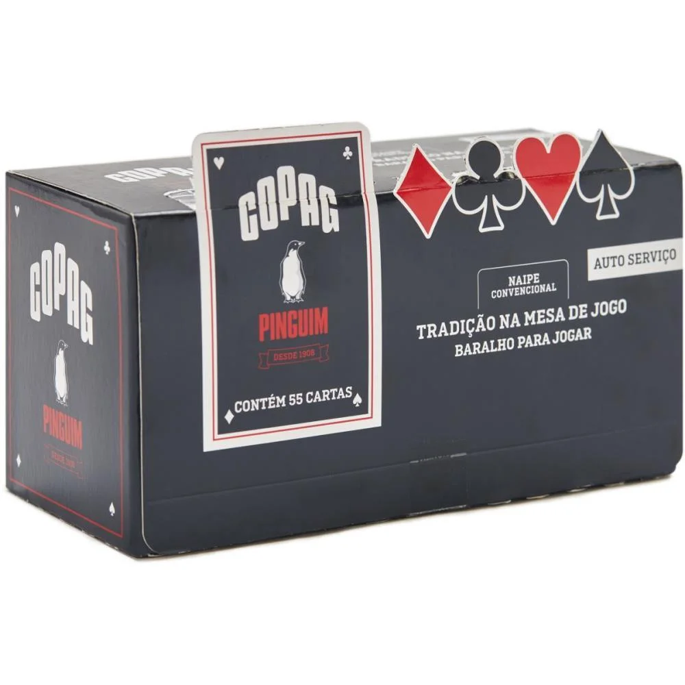 Baralho Pinguim Cartao Couche 305G. Copag (Cx.c/12) - imagem 3