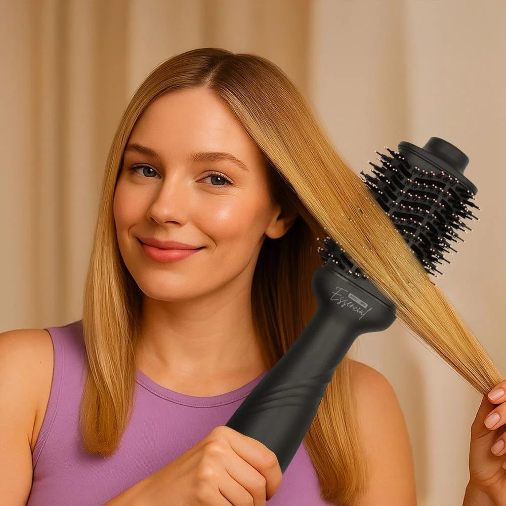Escova De Cabelo Alisadora Secadora Essencial 1300W Bivol Multi - imagem 7