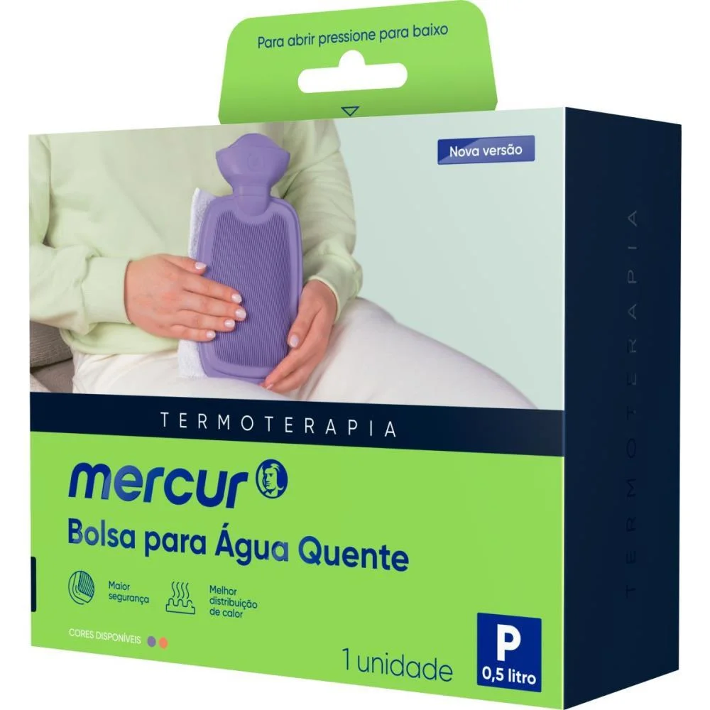 Bolsa Terapeutica P/Agua Quente Pequena Lilas Mercur (Unidade) - imagem 2