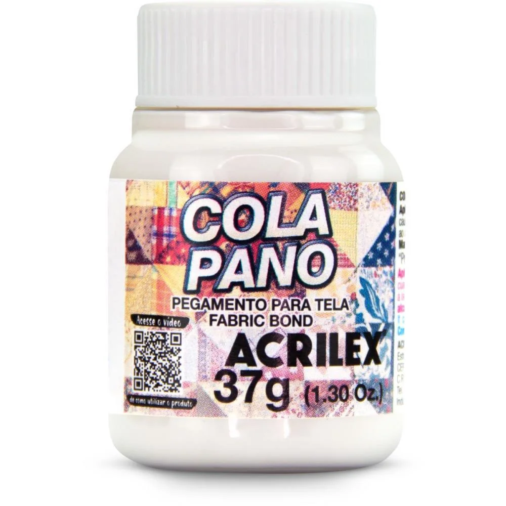 Cola Pano Cola Pano Pote 37G Acrilex (Cx.c/12) - imagem 2