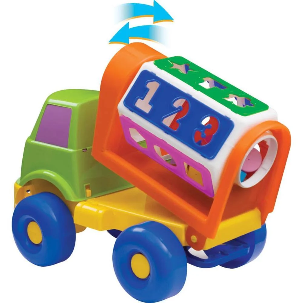 Brinquedo Educativo Caminhao Sorriso C/Puxador Merco Toys (Unidade) - imagem 4