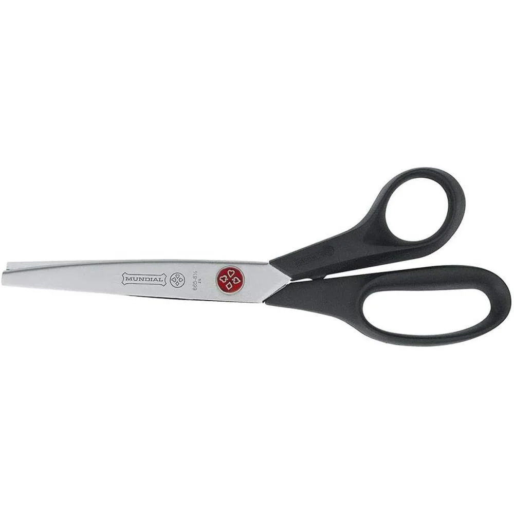 Tesoura Artesanal Picotar Ponto Vermelho 22Cm Mundial (Unidade) - imagem 4