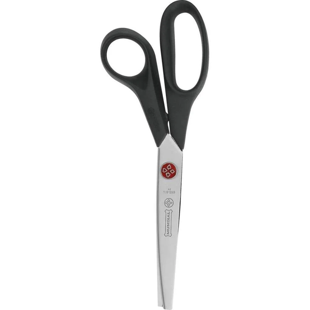 Tesoura Artesanal Picotar Ponto Vermelho 22Cm Mundial (Unidade) - imagem 5