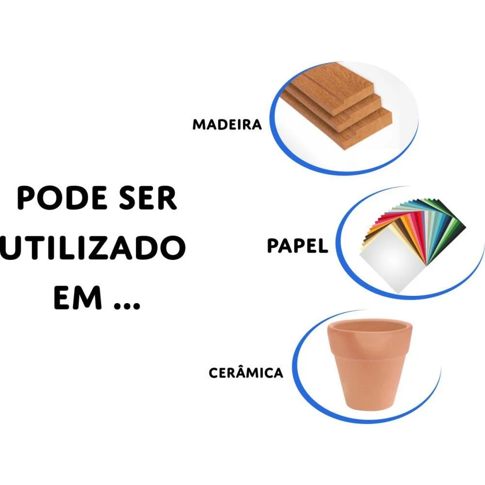 Tinta Relevo Dimensional Brilhante Vermelho Fogo 35Ml Acrilex (Pct.c/06) - imagem 4