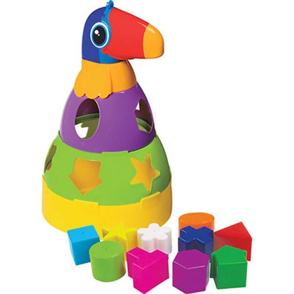 Brinquedo Educativo Tucano Didatico C/Blocos Merco Toys (Unidade) - imagem 3