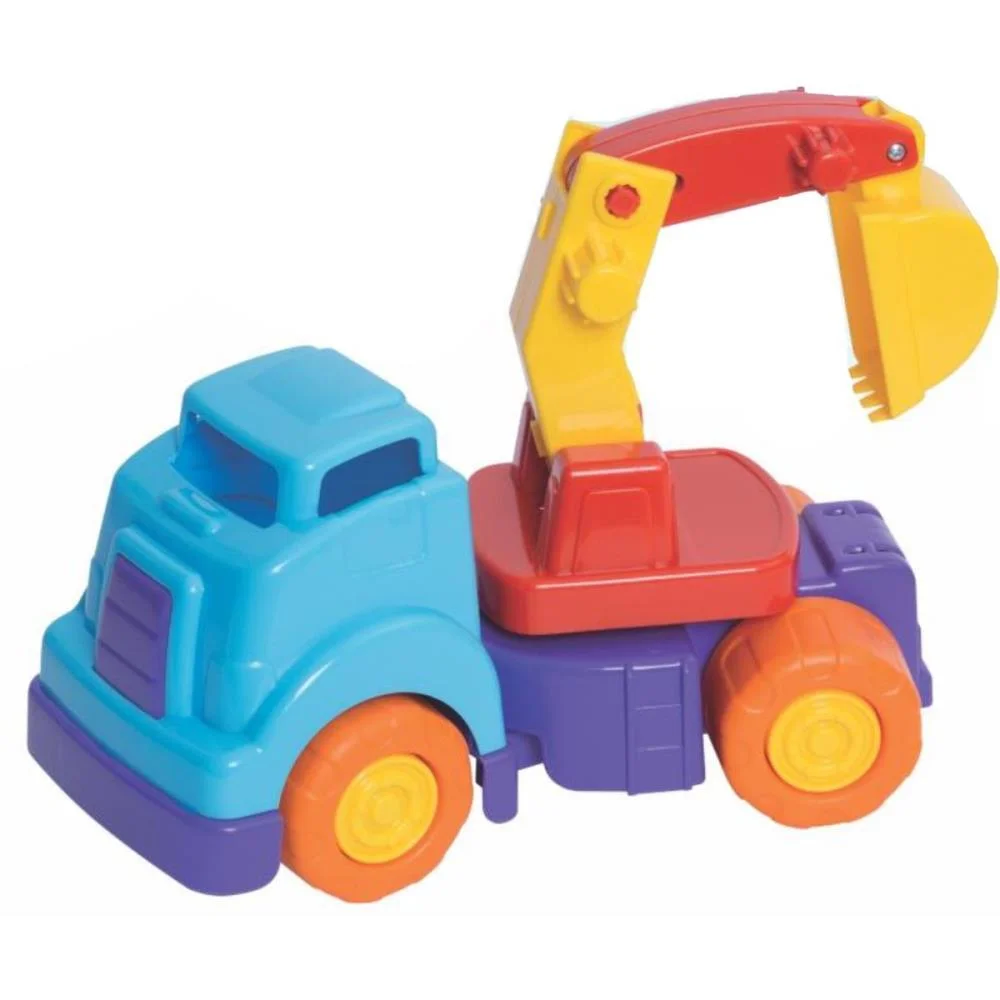 Caminhao Mercotruck Escavadeira Sortido Merco Toys (Unidade) - imagem 3