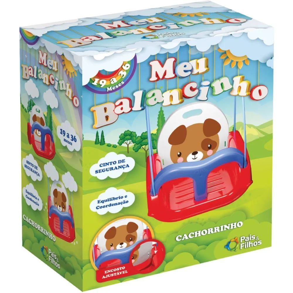 Brinquedo Para Playground Balanco Cachorrinho Pais E Filhos (Unidade) - imagem 5