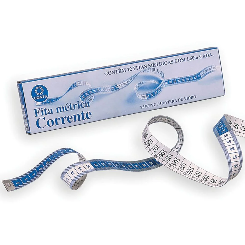 Fita Metrica Corrente 1,50Mts. Coats Corrente (Cx.c/12) - imagem 2