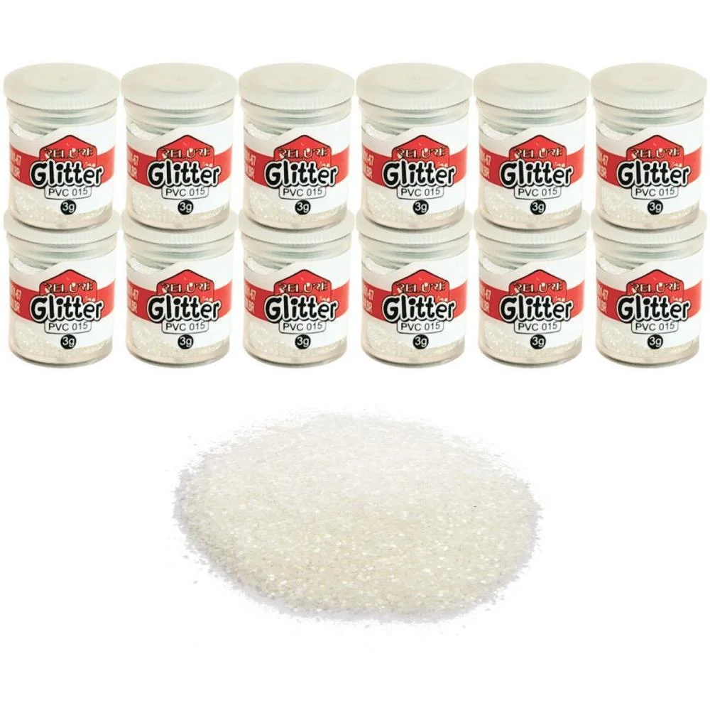 Glitter Pvc Cristal Potes 3G. Honey (Pct.c/12) - imagem 2