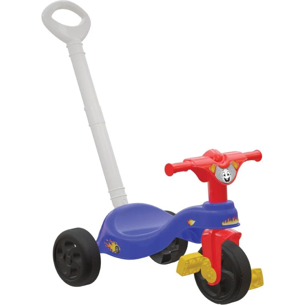 Triciclo Fast Com Empurrador Pais E Filhos - imagem 3