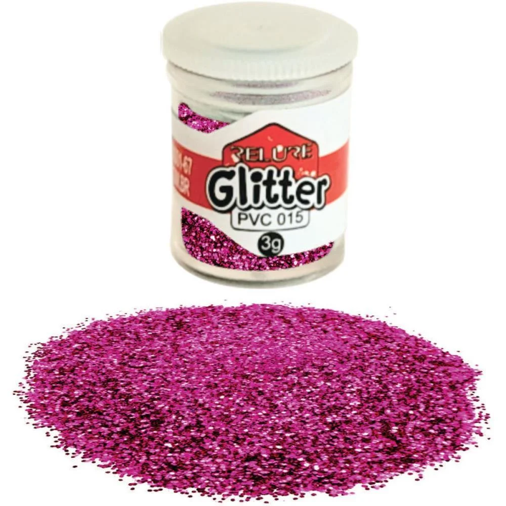 Glitter Pvc Pink Potes 3G. Honey (Pct.c/12) - imagem 4