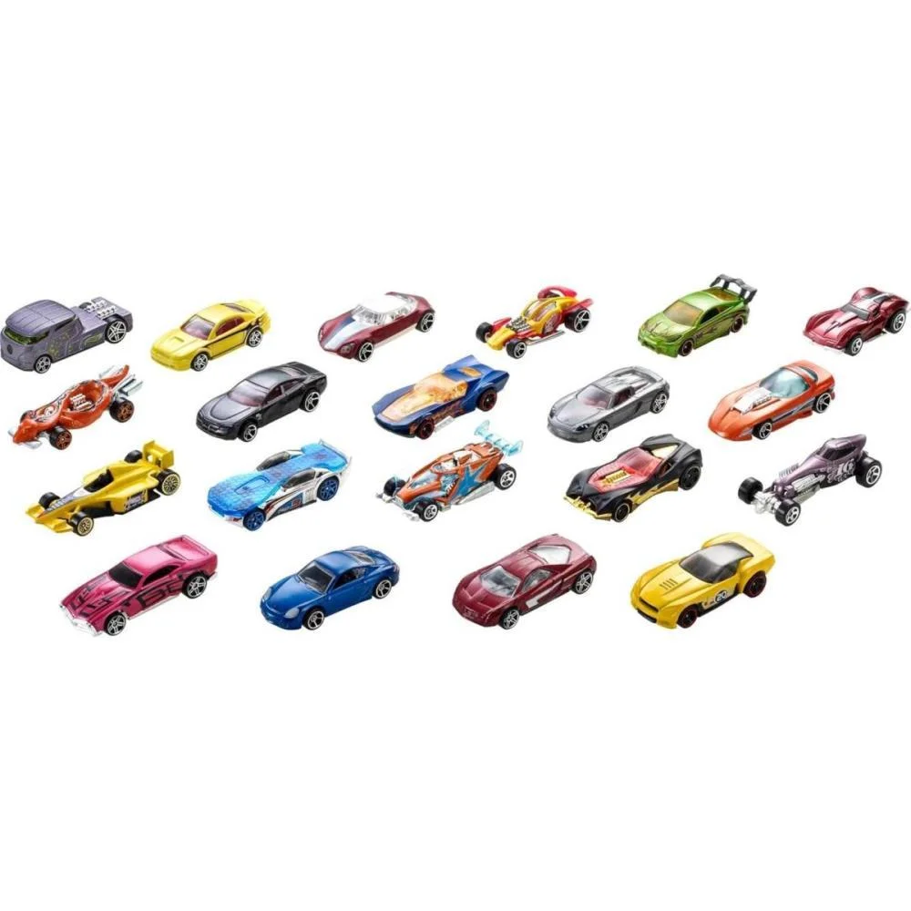 Hot Wheels Die-Cast Pack C/20 Carrinhos (S) Mattel (Unidade) - imagem 2