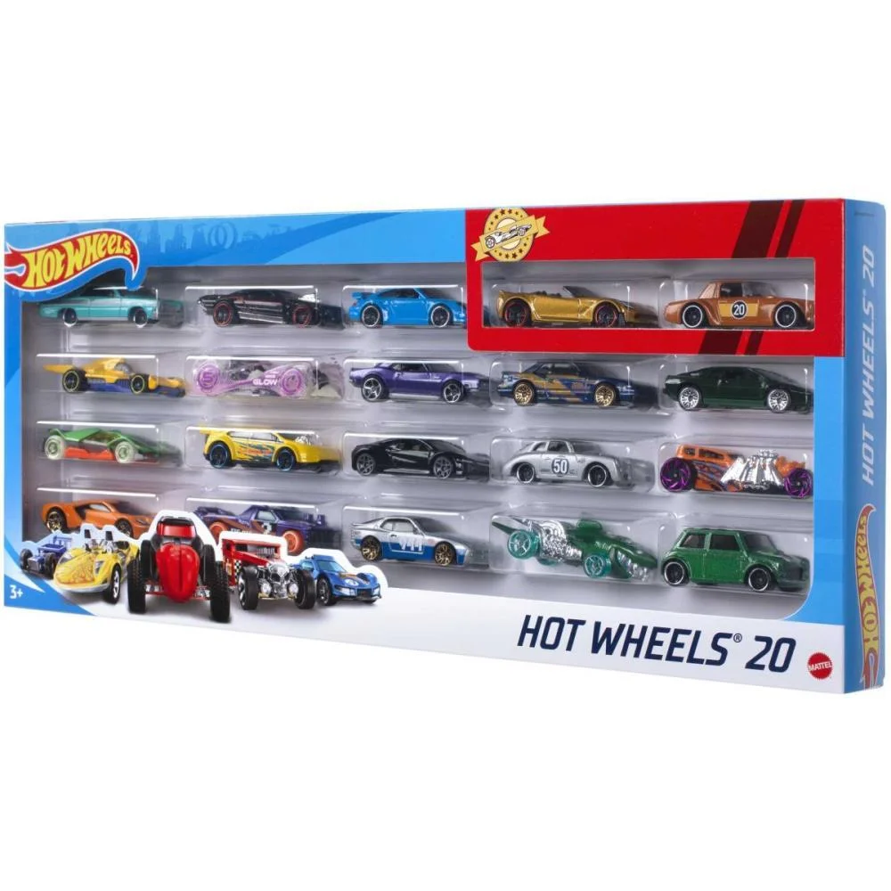 Hot Wheels Die-Cast Pack C/20 Carrinhos (S) Mattel (Unidade) - imagem 5