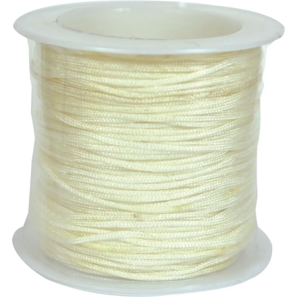Cordao Cetim 1Mm Branco C/20M. Kit (Rolo) - imagem 2