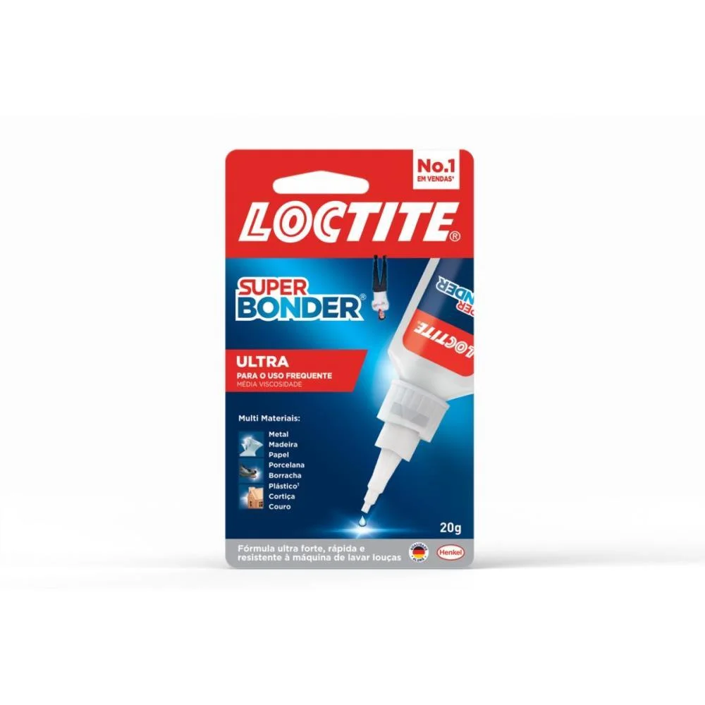 Cola Adesivo Instantaneo Super Bonder Ultra 20G Loctite Henkel (Unidade) - imagem 5