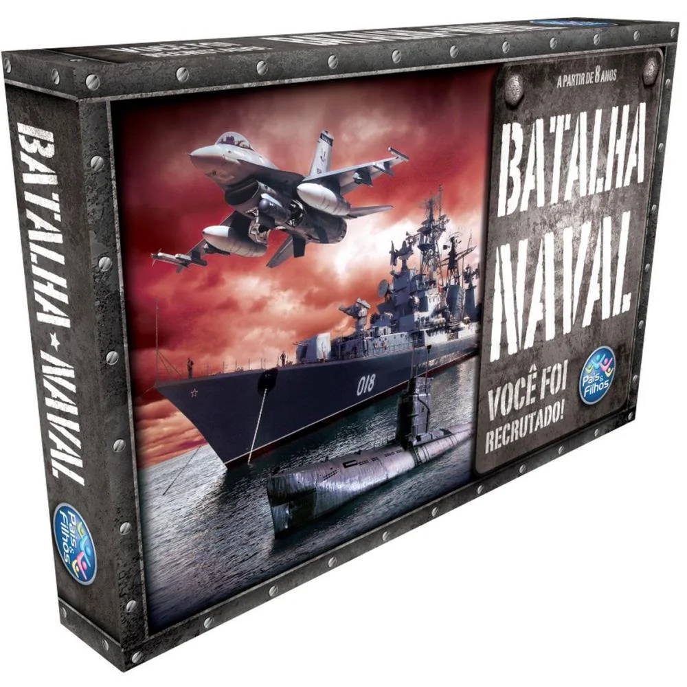 Jogo De Tabuleiro Batalha Naval Pais E Filhos (Unidade) - imagem 4