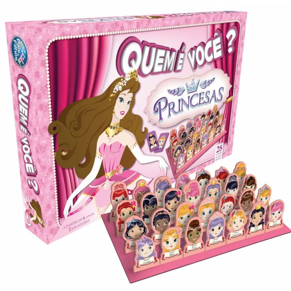 Jogo Diverso Quem E Voce Princesas Pais E Filhos (Unidade) - imagem 2