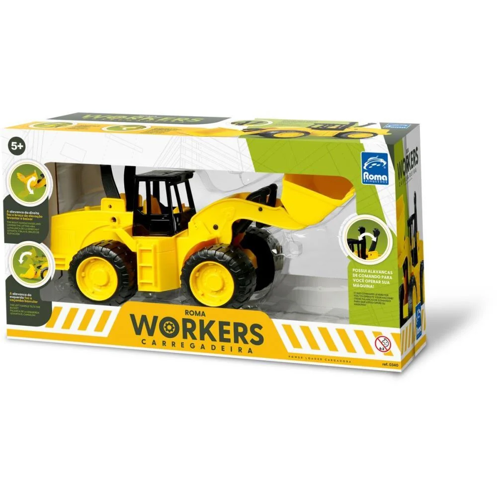 Trator Workers Carregadeira 27,5Cm. Roma (Unidade) - imagem 4