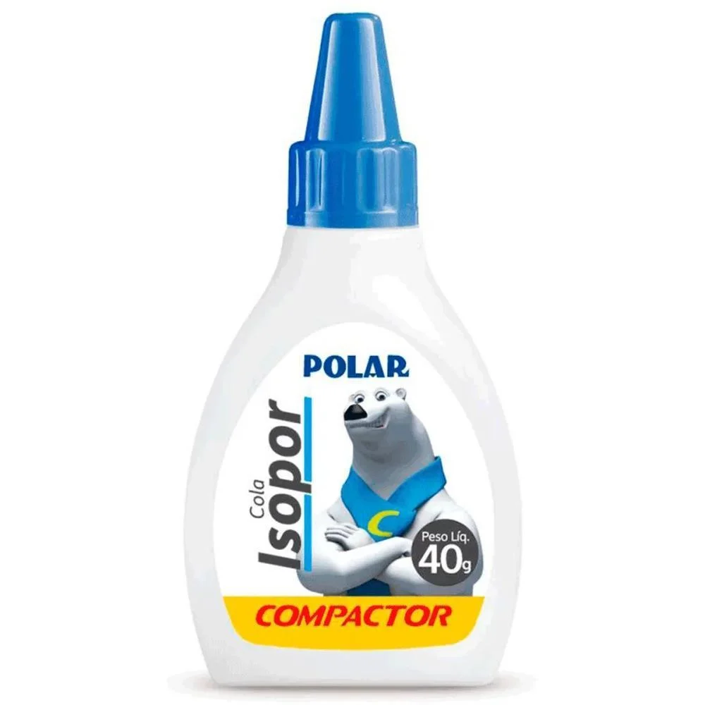 Cola Para Isopor Polar 40G Compactor (Cx.c/12) - imagem 4