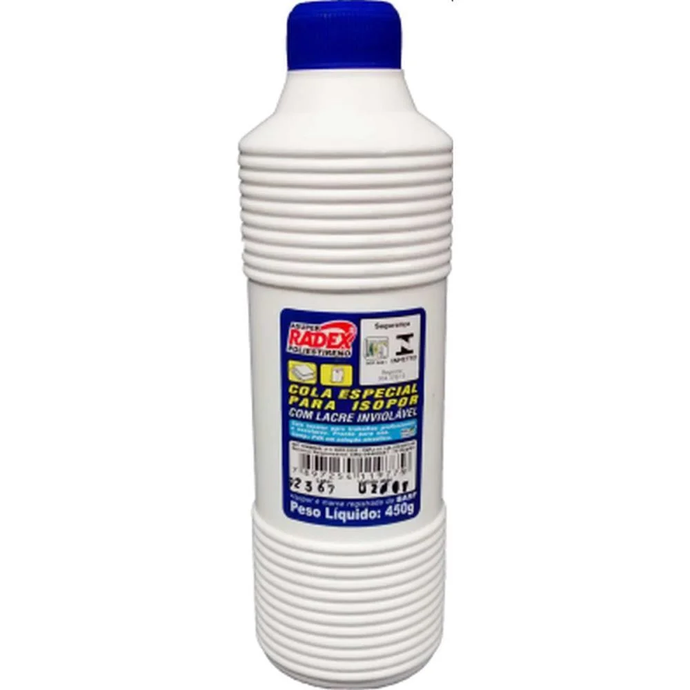 Cola Para Isopor Asuper Isopor 450G Radex (Unidade) - imagem 3