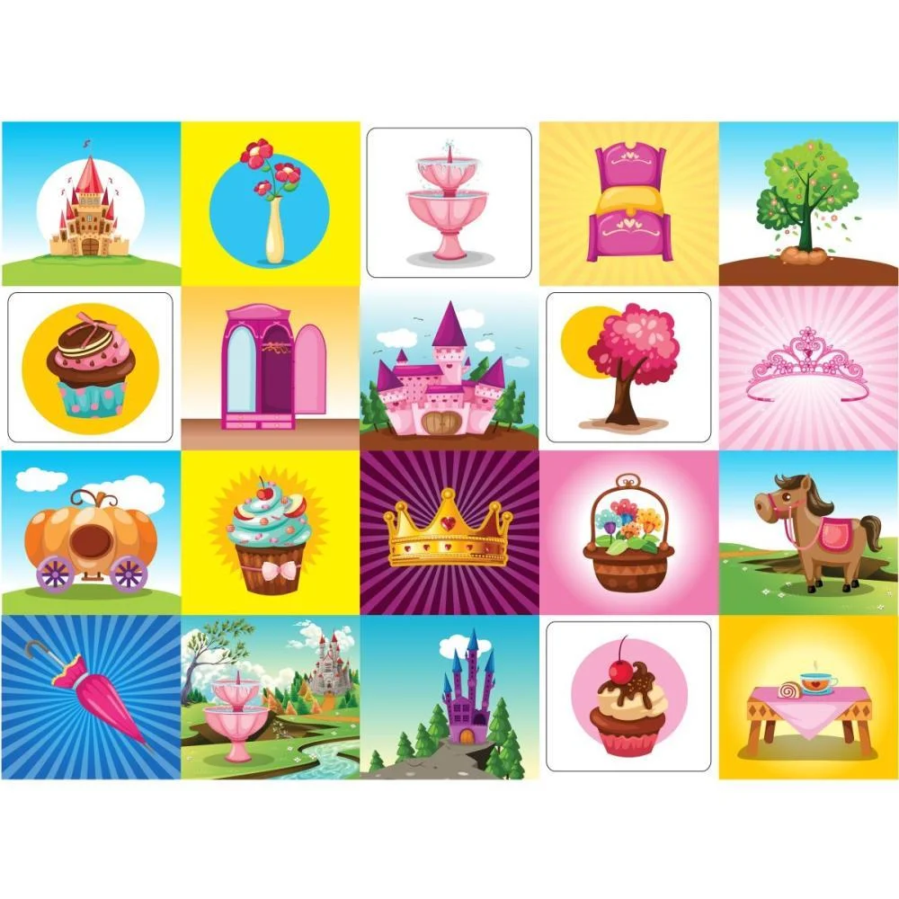 Jogo Da Memoria Princesas 40Pecas Pais E Filhos (Unidade) - imagem 4
