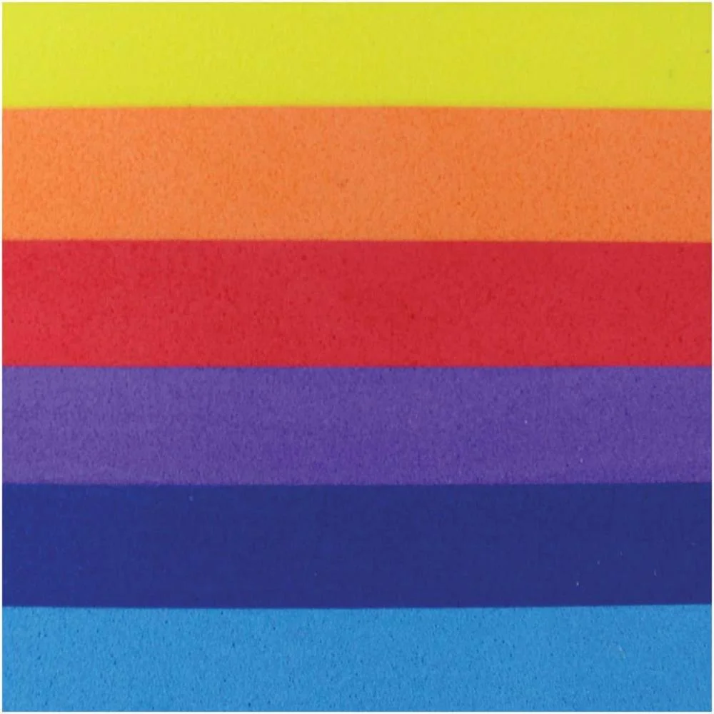 Placa Em Eva Estampado 60X40Cm Arco Iris 2Mm Make+ (Pct.c/05) - imagem 2