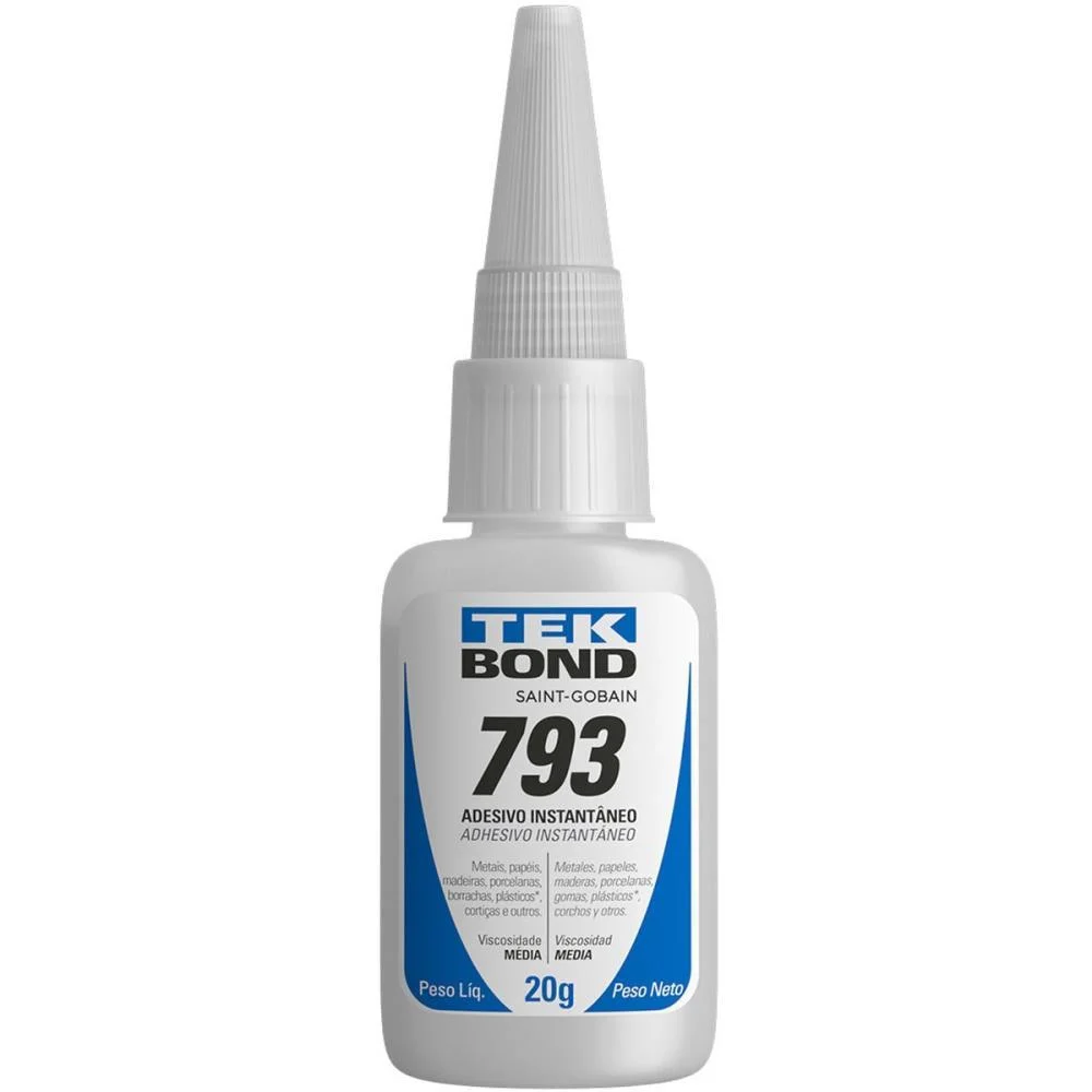 Cola Adesivo Instantaneo 793 20G Tekbond (Cx.c/10) - imagem 4