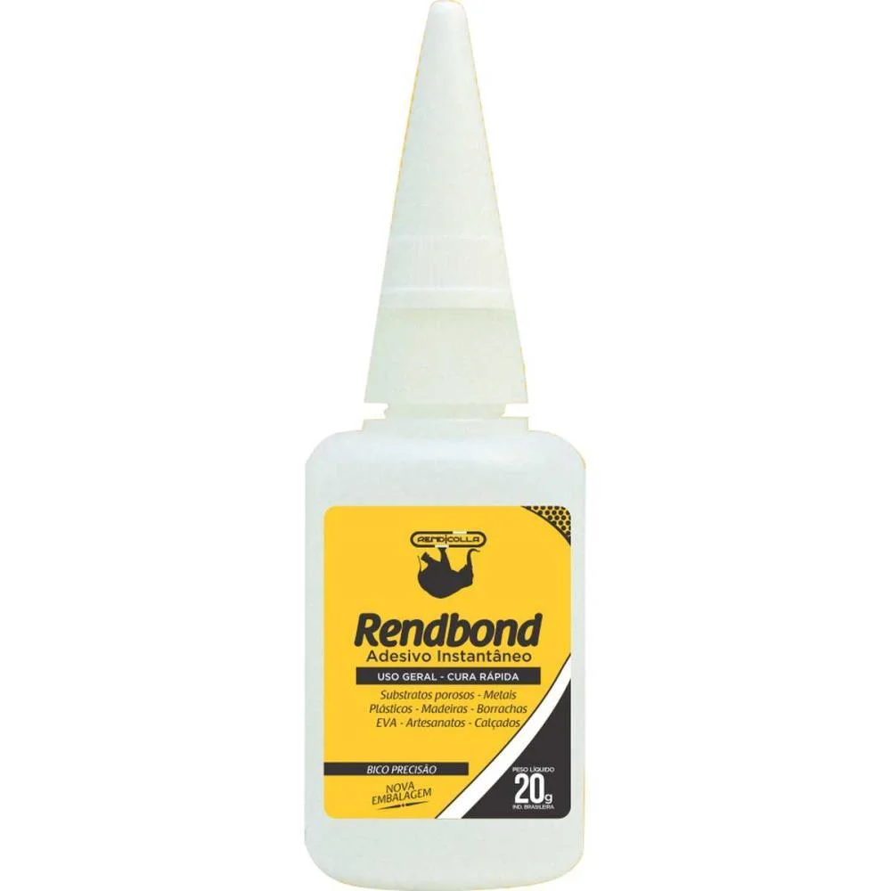 Cola Adesivo Instantaneo Rendbond 01 20Grs. Rendicolla (Unidade) - imagem 2