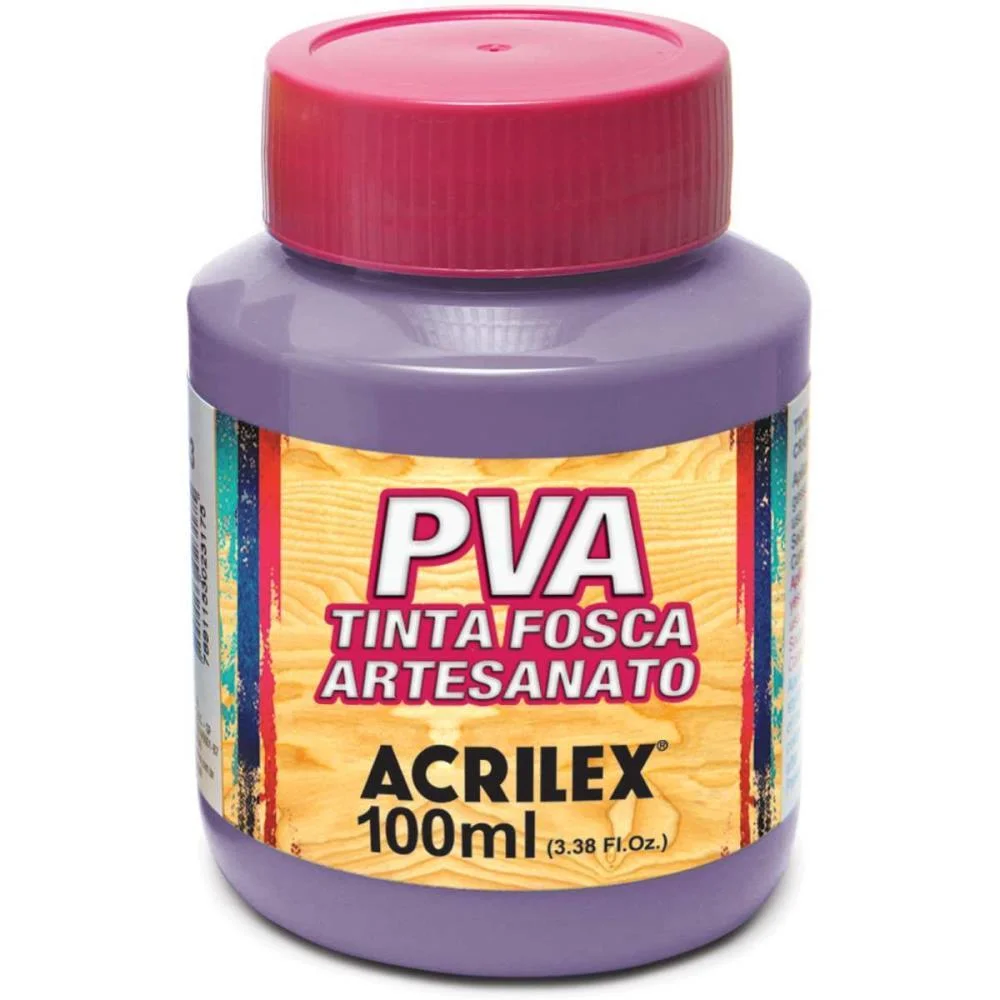Tinta Pva 100Ml. Lilas Acrilex (Pct.c/06) - imagem 3