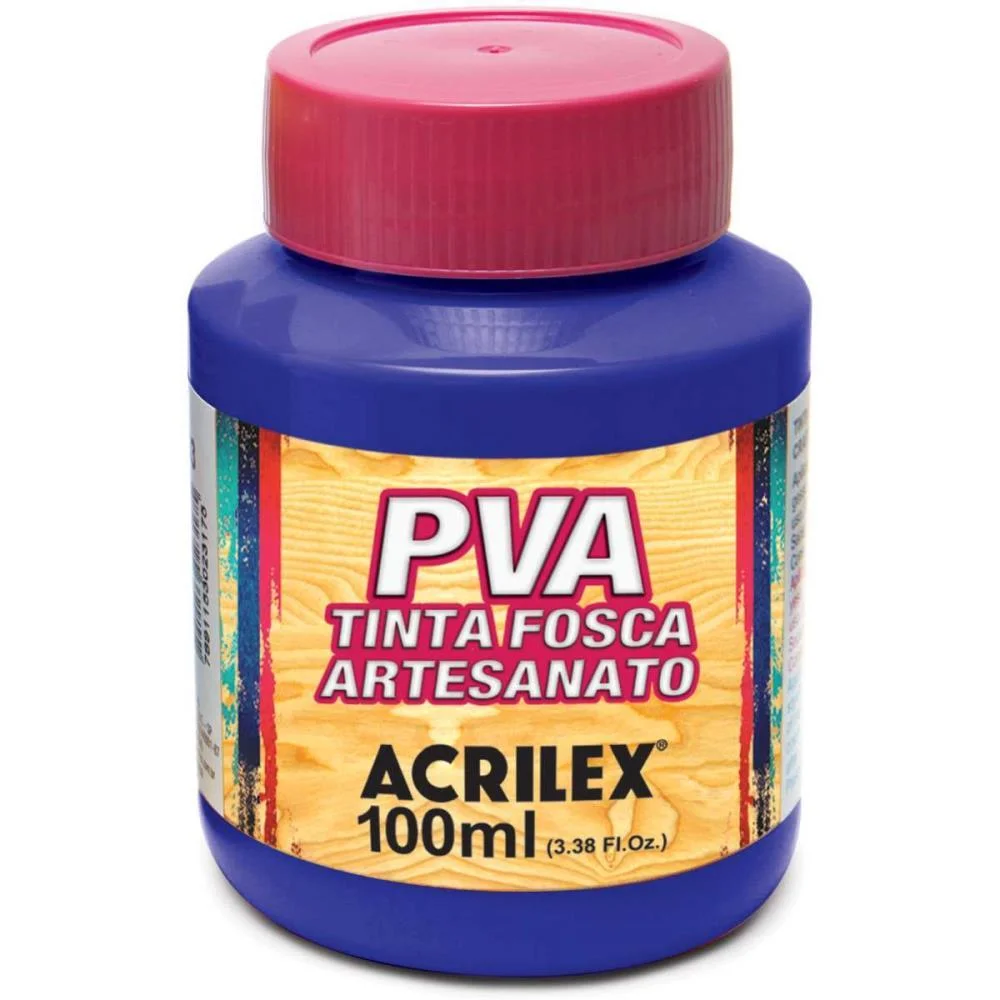 Tinta Pva 100Ml. Violeta Acrilex (Pct.c/06) - imagem 3