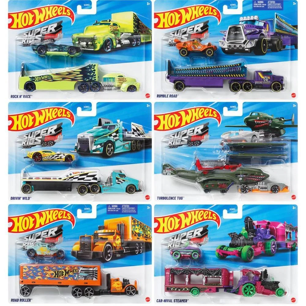 Hot Wheels Die-Cast Caminhão Transporte 1:64 (S) Mattel (Unidade) - imagem 3