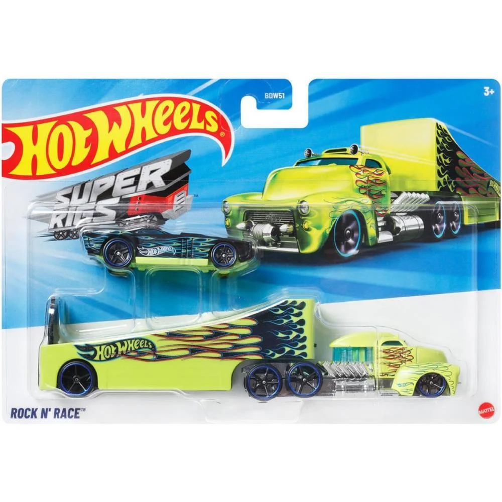 Hot Wheels Die-Cast Caminhão Transporte 1:64 (S) Mattel (Unidade) - imagem 5