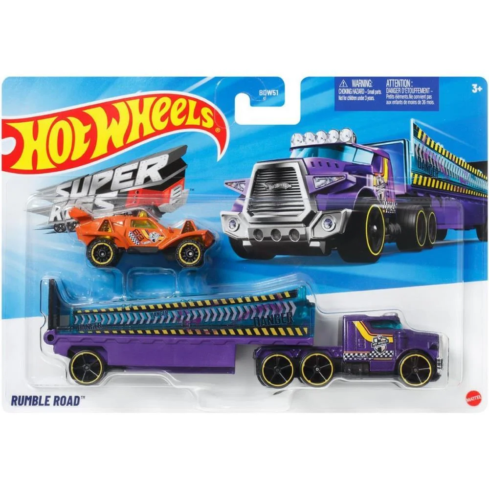 Hot Wheels Die-Cast Caminhão Transporte 1:64 (S) Mattel (Unidade) - imagem 9