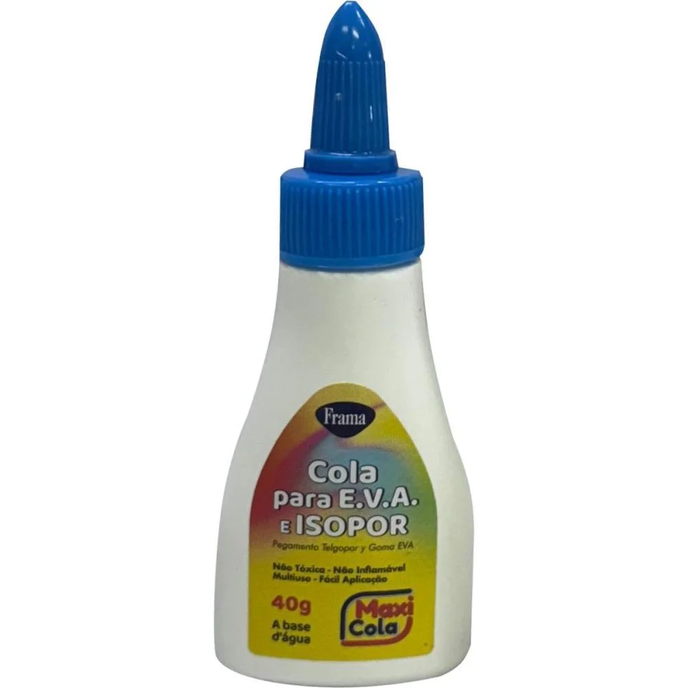 Cola Para Isopor Maxi Isopor E Eva 40G Frama (Pct.c/06) - imagem 3
