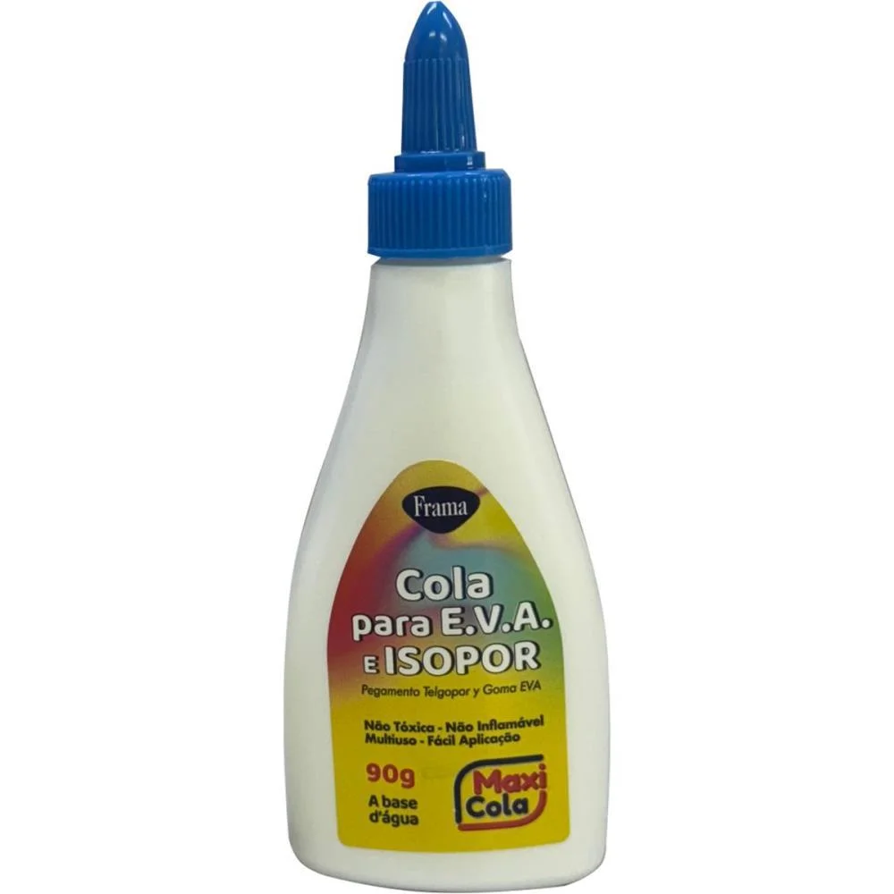Cola Para Isopor Maxi Isopor E Eva 90G Frama (Pct.c/06) - imagem 3
